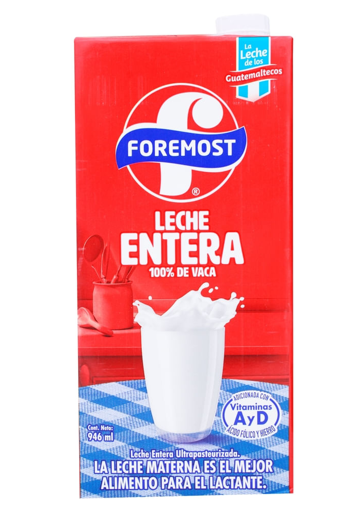 Leche Foremost UHT Entera - 946 ml