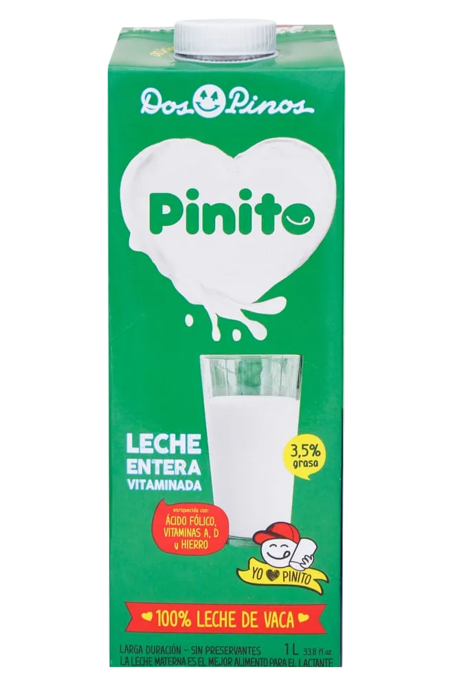 Leche Dos Pinos Pinito Entera - 1 L