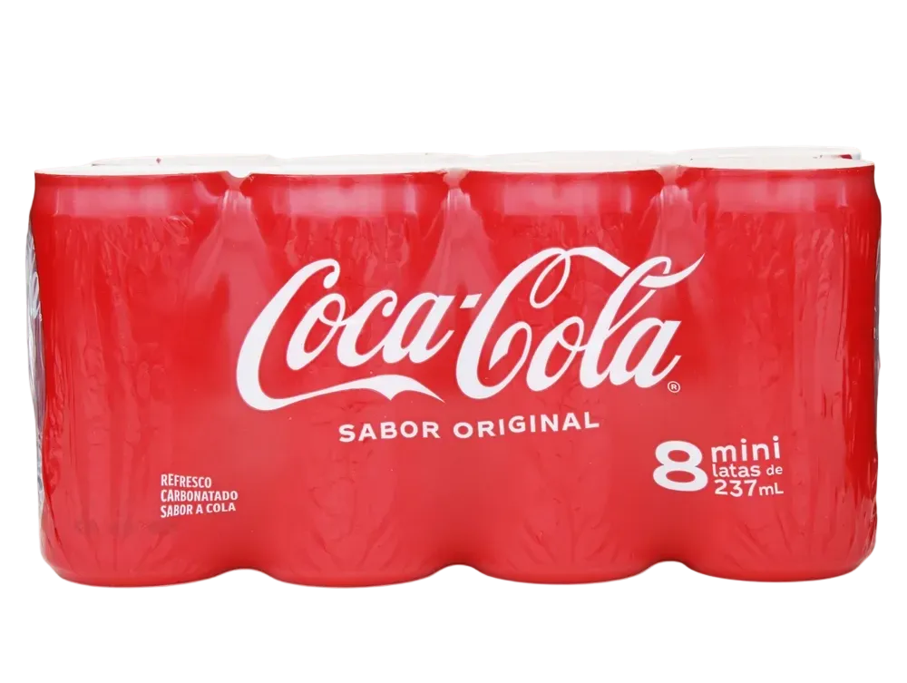 Gaseosa Coca-Cola Original 8 Pack Lata -237 ml