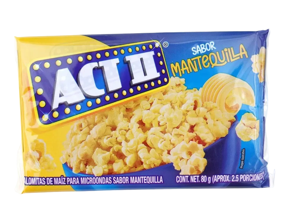 Popcorn Act II Mantequilla - 80 g