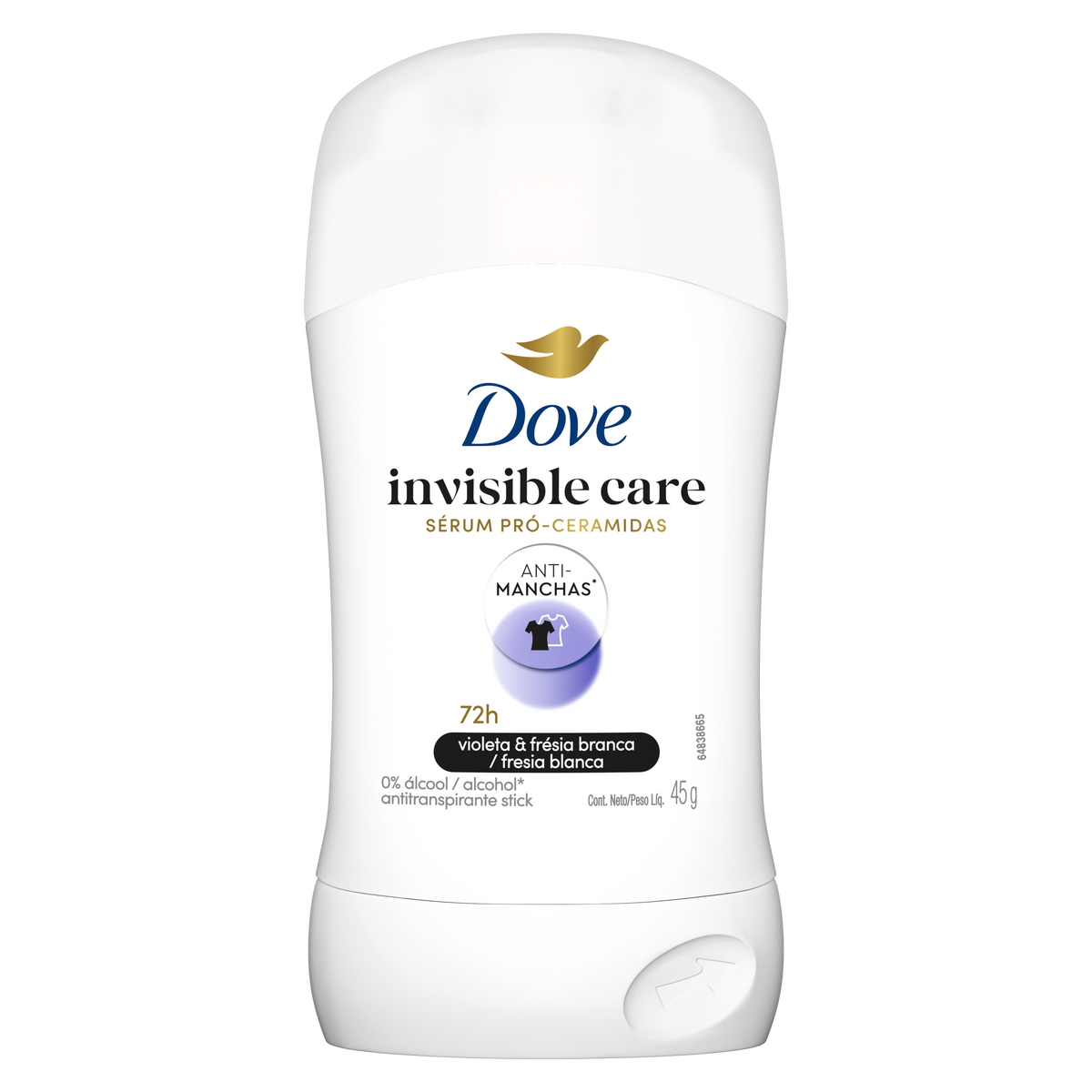 Desodorante Dove Dama Invisible - 45 g