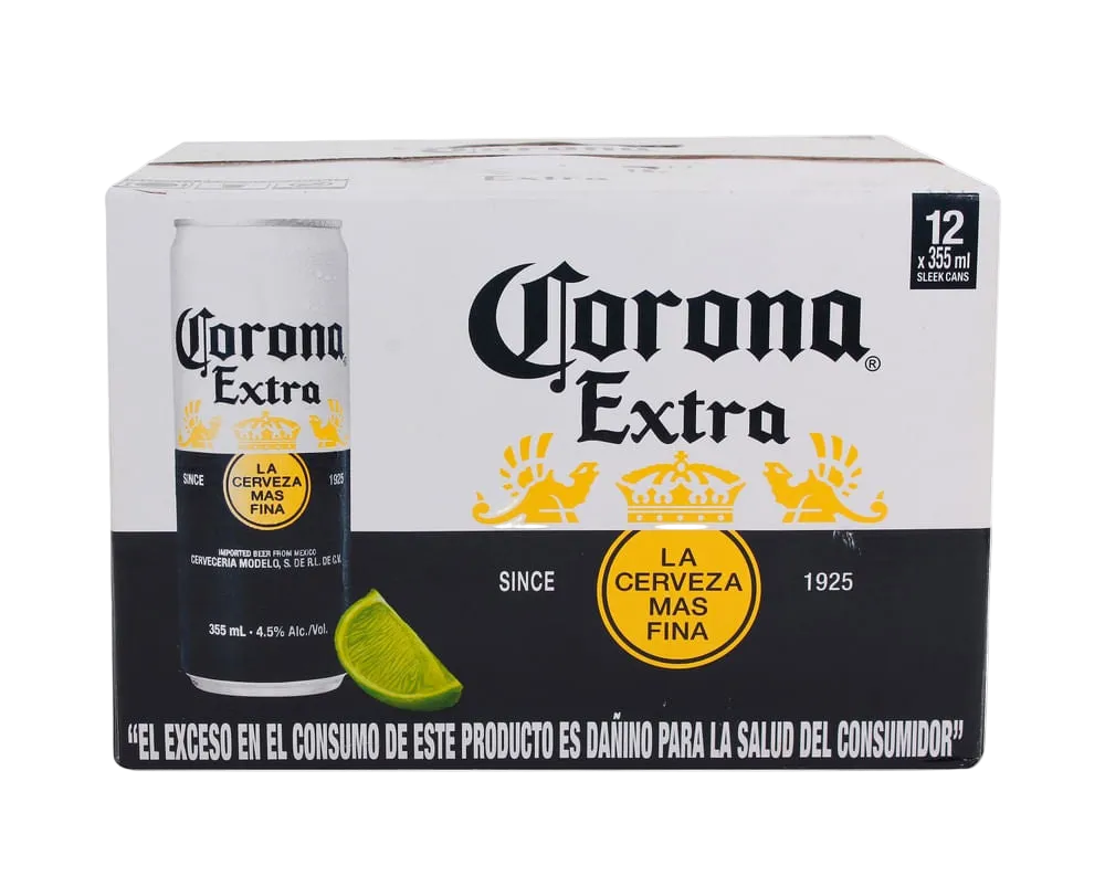 Cerveza Corona Lata 12 Pack - 4260 ml