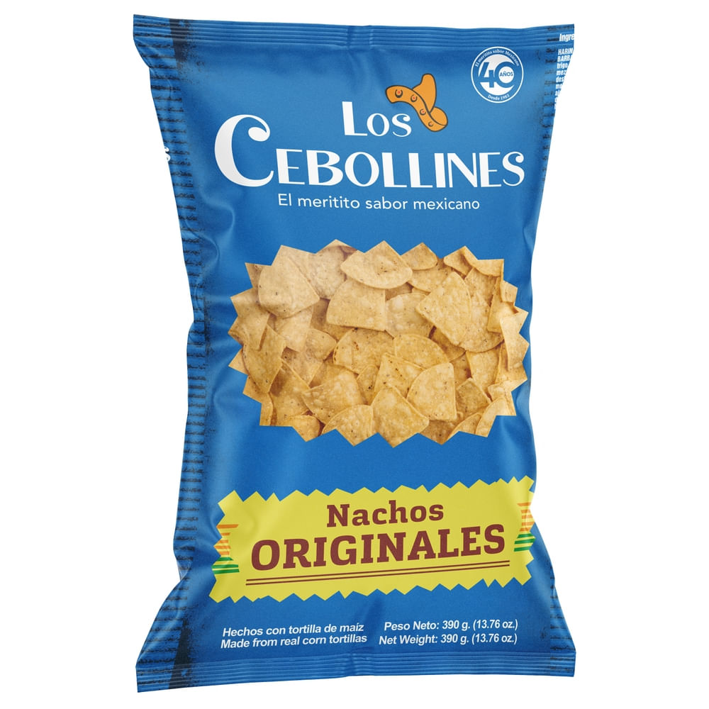 Nachos Los Cebollines Original 390 g