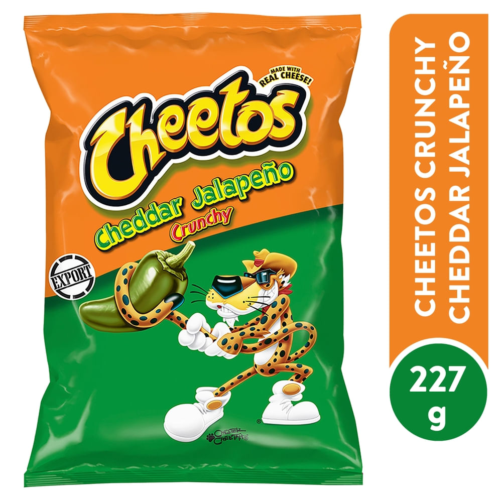 Cheetos Crunchy Queso Cheddar Jalapeño 226.8 g