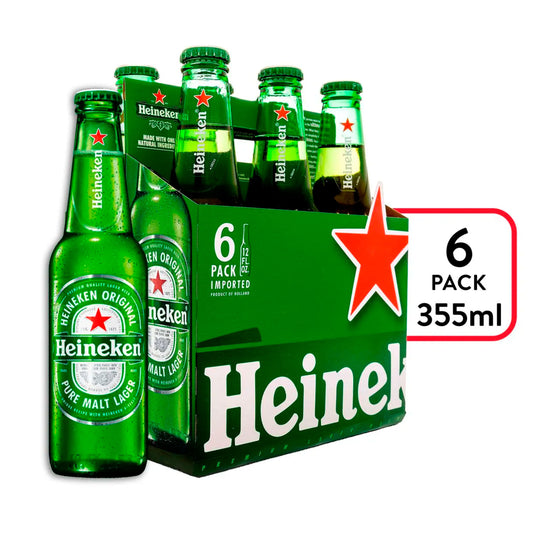 Cerveza Heineken Botella 6 Pack