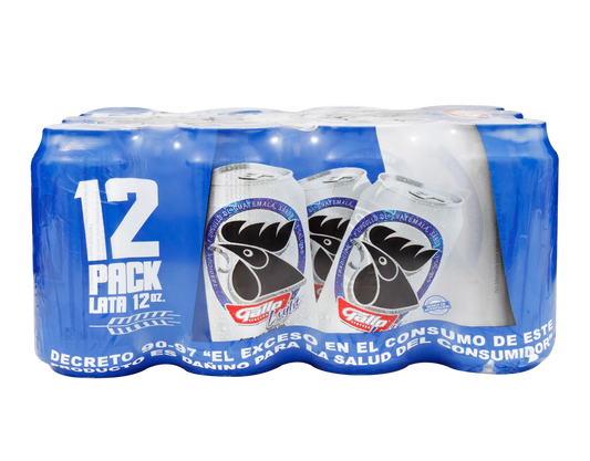 Cerveza Gallo Light Lata 12 Pack - 5664 ml