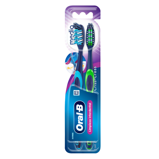 Cepillo Dental Oral-B Criss Cross - 2 Unidades