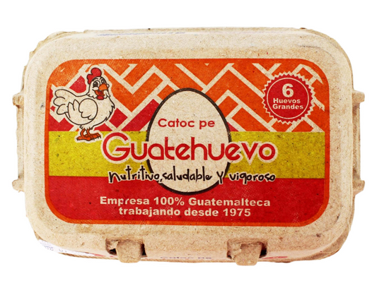 Huevo GuateHuevo Blanco Mediano - 6 Unidades