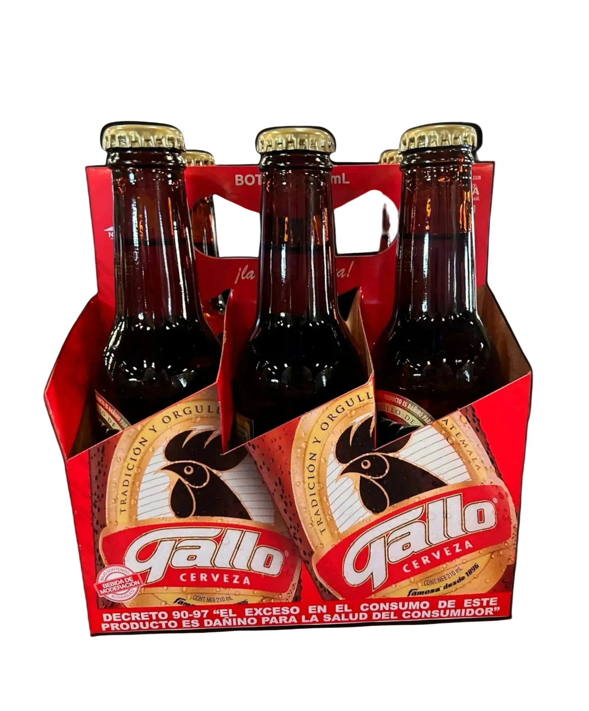Cerveza Gallito Botella mini 6 Pack