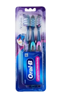 Cepillo Dental Oral-B Criss Cross - 3 Unidades