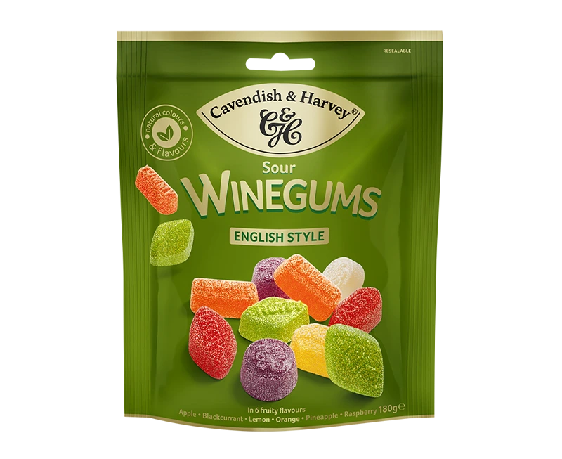 Gomitas Cavendish Ácidas de Frutas - 180 g