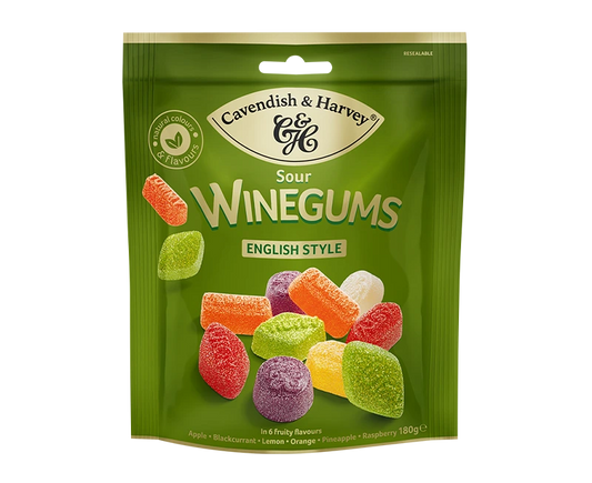 Gomitas Cavendish Ácidas de Frutas - 180 g