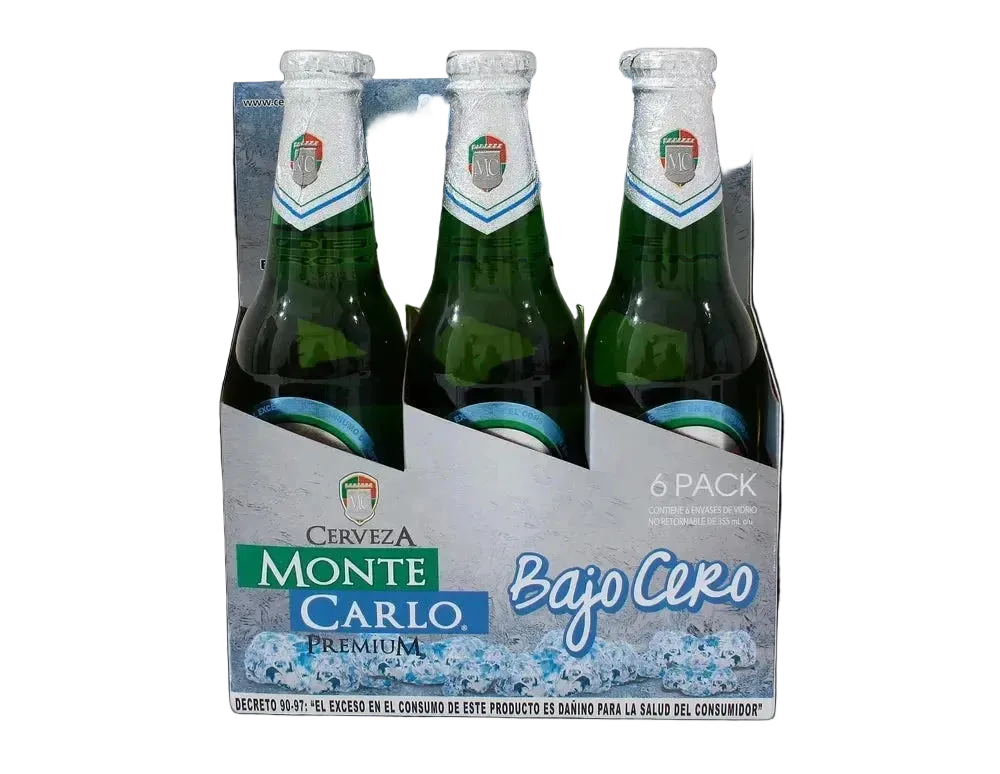 Cerveza Monte Carlo Bajo Cero Botella 6 Pack - 2130 ml