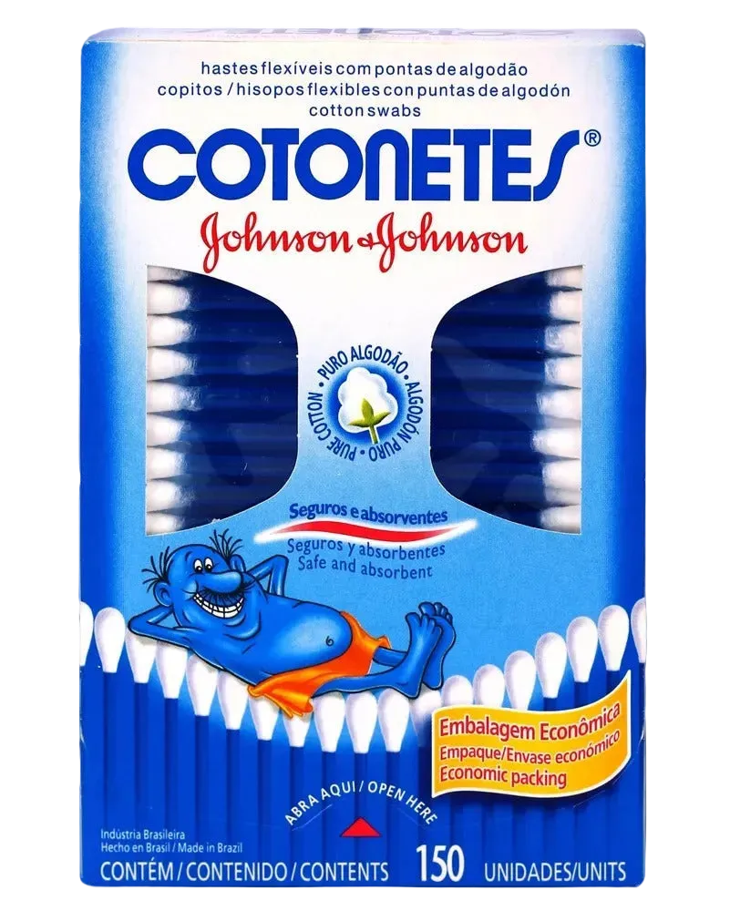 Cotonetes Johnson - 150 Unidades