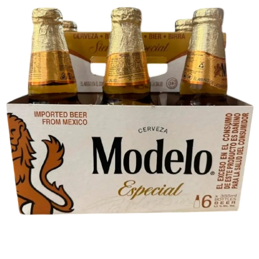Cerveza Modelo Botella de Vidrio 6 Pack - 2130 ml